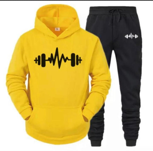 Track Suit DUMBELLS GYWEAR -Amazing Hoodie & Trouser for BOYS and MEN SART FIT Tracksuit Huddie GYM WEAR Fashion Wear for MEN / BOYS